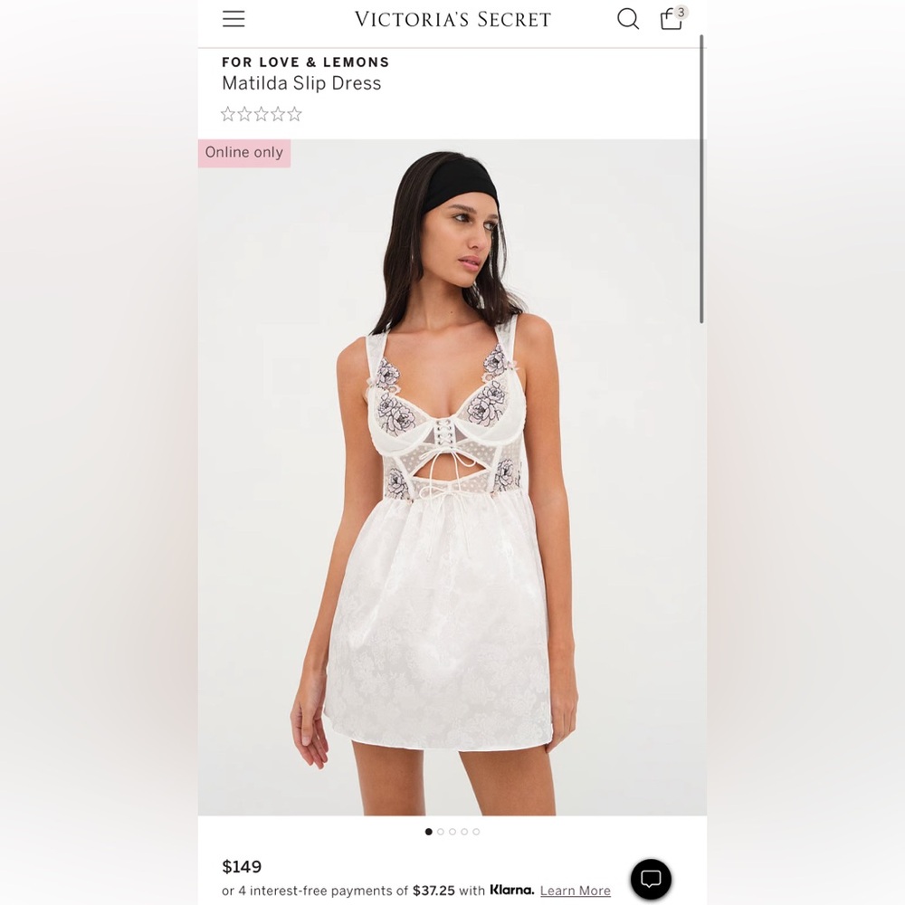 Victorias secret - Matilda slip dress